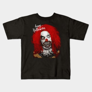 Happy Halloween with Clown ! Kids T-Shirt